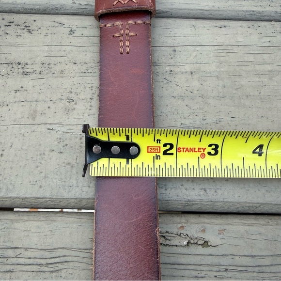 Frye brown leather belt main image 10